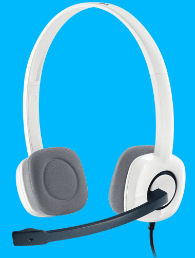 LOGITECH Stereo Headset H 150 - Cloud White [981-000453]