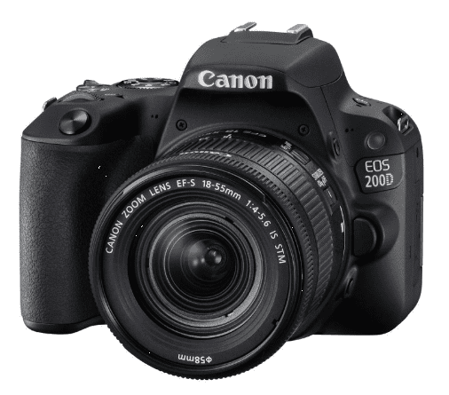 CANON Digital EOS 200D II With Lens 18-55mm Black